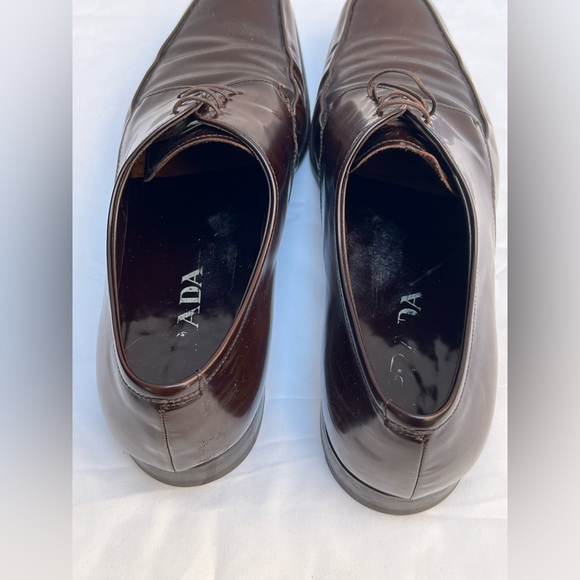 PRADA Leather Derby Shoes - Picture 9 of 11
